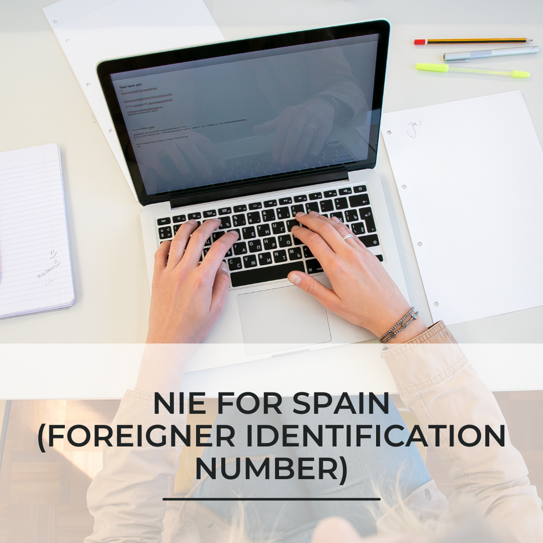NIE for Spain (foreigner identification number)