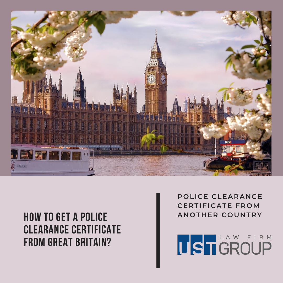 How to get a Police Clearance Certificate from Great Britain?